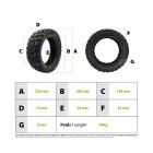 Pneu 80/65-6 offroad Zero 10X Kaabo Dualtron Victor pour trottinette électrique - wattiz