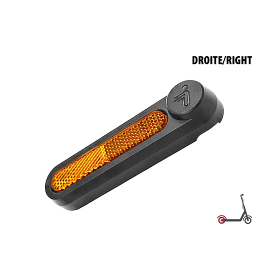 Cache vis réflecteur droite Ninebot F2 pour trottinette électrique - Wattiz