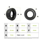 Pneu 90/65-6.5 route tubeless pour trottinette électrique - Wattiz