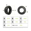 90/65-6.5 tubeless road tire for electric scooter - Wattiz