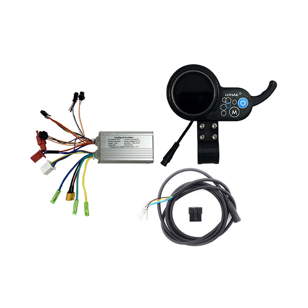 Kit Steuergerät Display Kabel Liviae 48V20A für Elektro-Tretroller - Wattiz