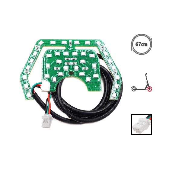 Eclairage d’ambiance avant de chassis Kukirin A1 pour trottinette électrique - Wattiz