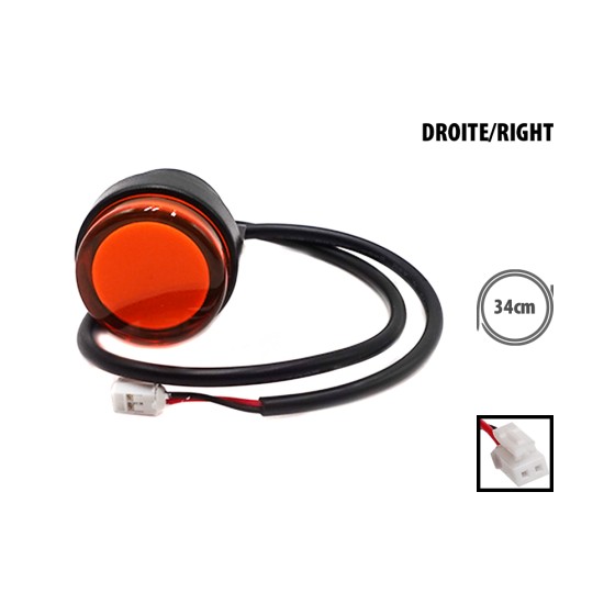 Clignotant droite (B) Kukirin A1 pour trottinette électrique - Wattiz