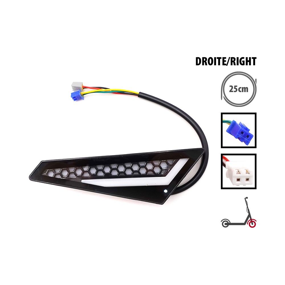 Right front light assembly Kukirin T3
