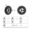 Rueda delantera Kukirin G2 para patinete eléctrico - Wattiz