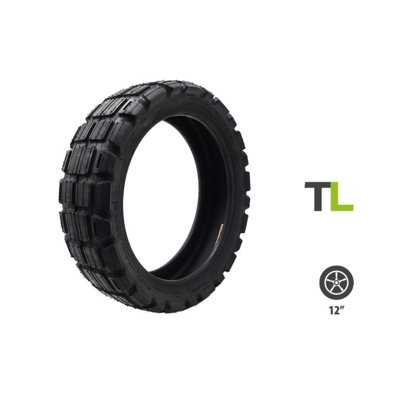 Dæk 12x3.0 tubeless semi offroad til el-scooter - Wattiz
