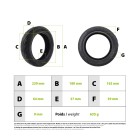 Pneu 60/70-6.5 tubeless pour trottinette électrique - Wattiz