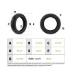 Neumático 12x2.50 sin cámara para patinete eléctrico - Wattiz