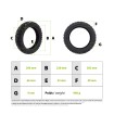 Reifen 12x2.50 tubeless semi Offroad für Elektro-Tretroller - Wattiz