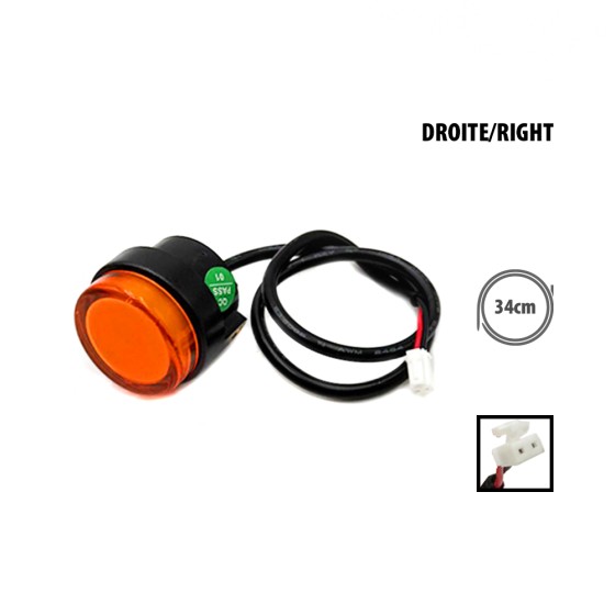 Clignotant droit (A) Kukirin A1 pour trottinette électrique - Wattiz