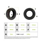 Pneu 100/55-6.5 tubeless pour trottinette électrique - wattiz