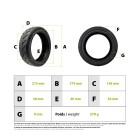 Pneu 8,5x2 Xiaomi (50/75-6,1) Wanda|AOXIN
