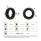 Dæk 10x2.75-6.5  Tubeless punkteringsbeskyttende gel UrbanGlide E-Cross|Yuanxing