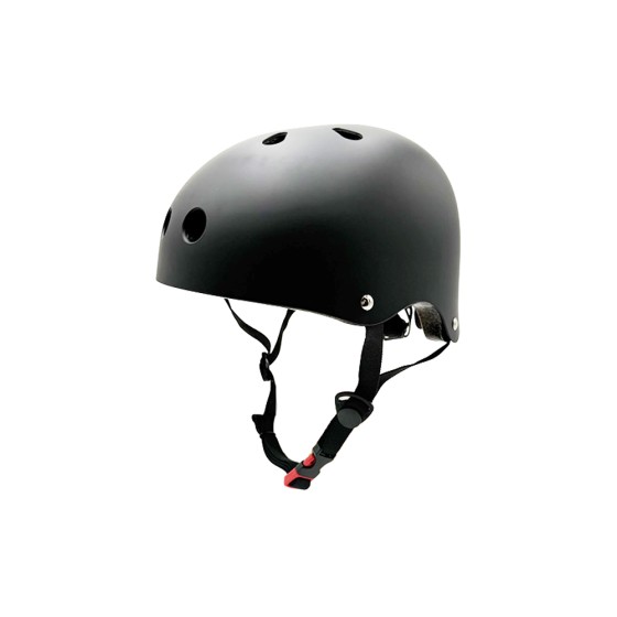 Kask rowerowy / hulajnogowy czarny z LED|Wattiz