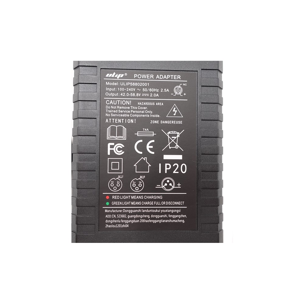 Cargador Kukirin 42 - 58,8V para patinete eléctrico - Wattiz