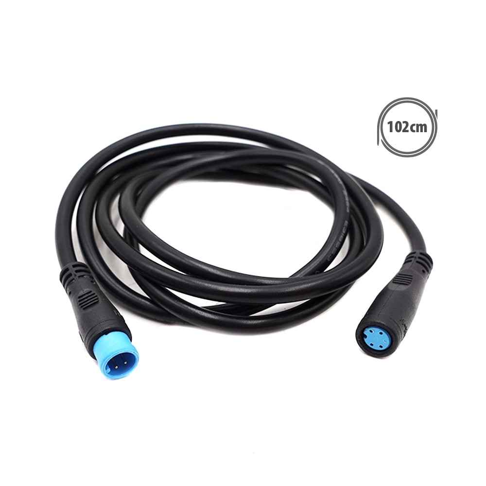 Cable estanco de 1 m con 4 pines para patinete eléctrico - Wattiz