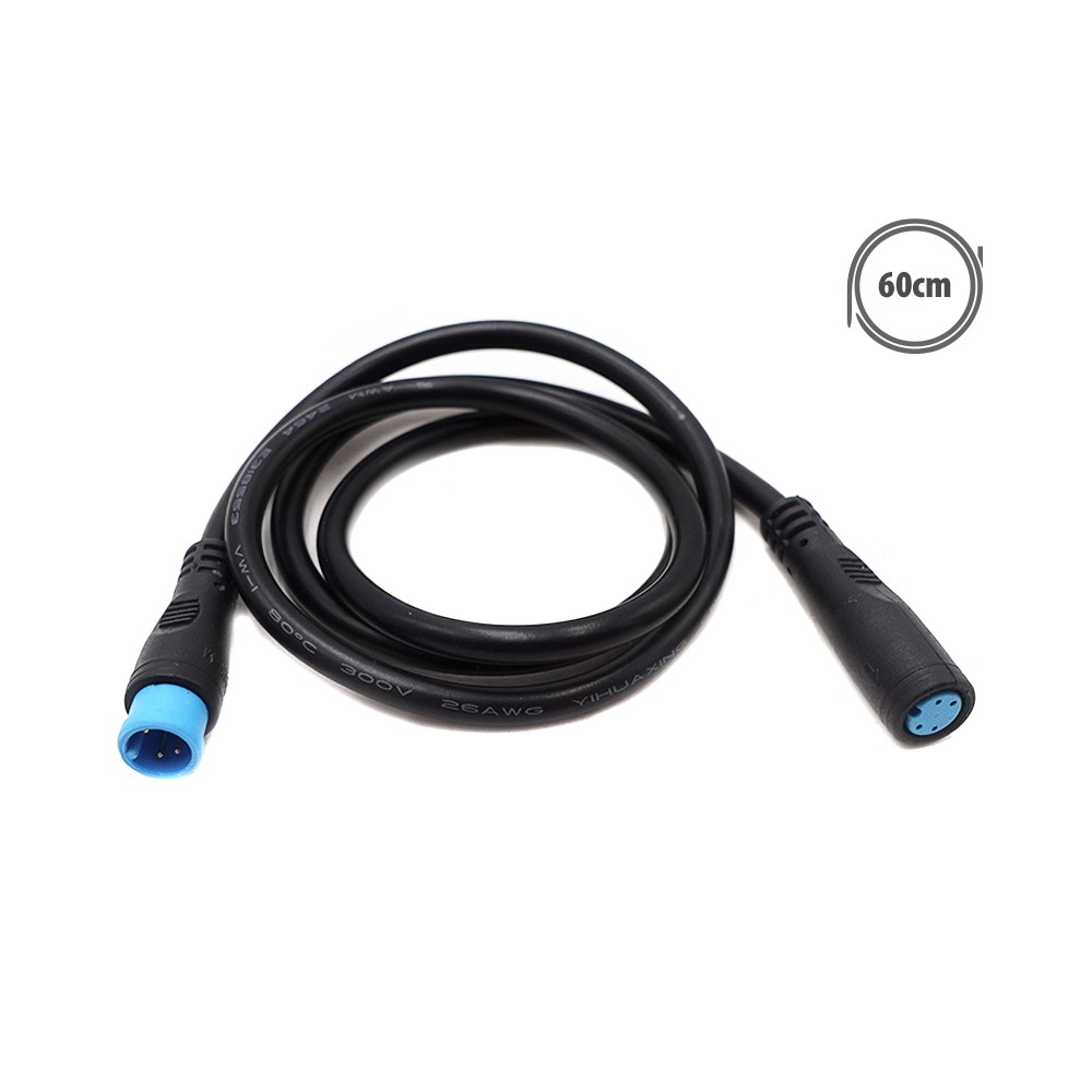 Waterproof cable 60 cm 4 pins for electric scooter - Wattiz