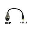 GX16-3P male adapter to DC 5.5 2.5mm female for electric scooter - Wattiz