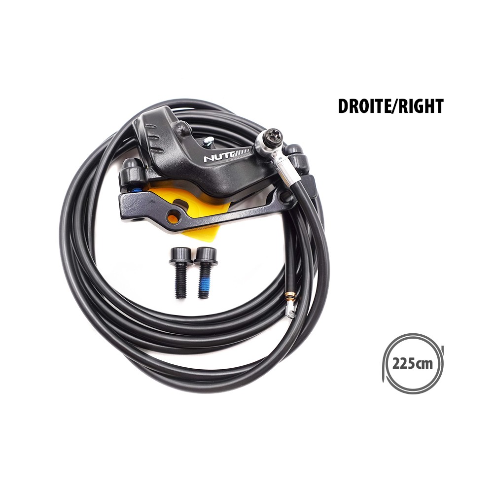 NUTT-Hydraulikbremssatz mit 4 Kolben, SM-Anschluss (1x hinten rechts + 1x vorne rechts)