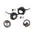 Kit freins hydrauliques NUTT 4 pistons  connecteur SM ( 1x AR droite  + 1x AV droite) pour trottinette électrique - Wattiz