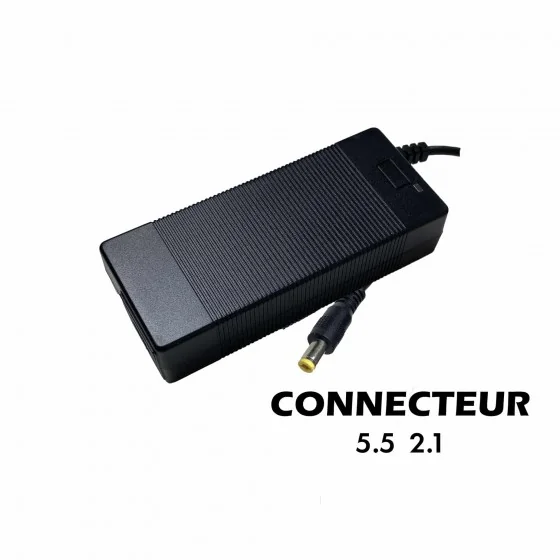 Chargeur 48V ➡️ 54.6V / 2A (connecteur DC 5.5*2.1)