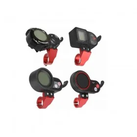 Red alloy display stand Minimotors Zero