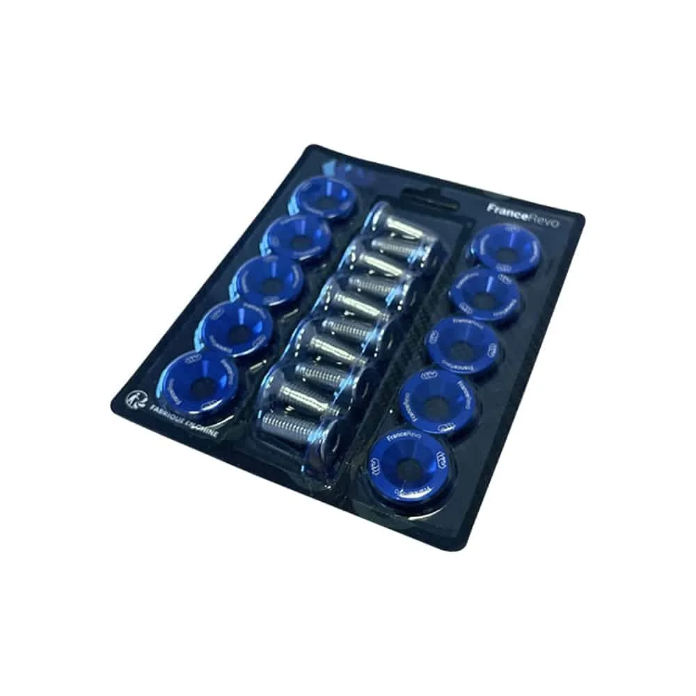 Deck-Unterlegscheiben 19 mm, 10er-Pack mit M6-Schrauben — 8 Farben