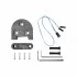 Kit de réhausse 10 pouces Xiaomi M365 & M365 Pro - couleur noir