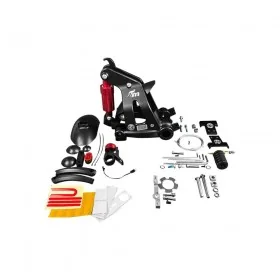 Rear suspension Monorim black and red