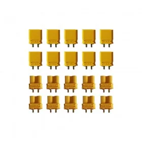 Conectores XT30 Macho y Hembra x20 uds