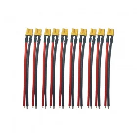 XT30-Stecker-Set mit Kabeln 10 Stück männlich + 10 Stück weiblich