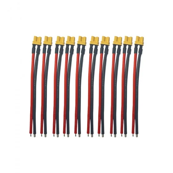 Pack Prises XT30 Avec Cables  X10 males + X10 femelles pour trottinette électrique - wattiz