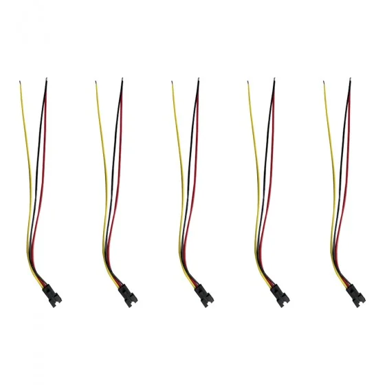 Prise JST 3 pin avec câble mâle x5 pour trottinette électrique - wattiz