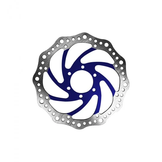 Disque de frein R6 160mm entraxe 48mm bleu