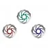 Disco de freno R6 140mm, 44mm de distancia entre ejes (3 colores)