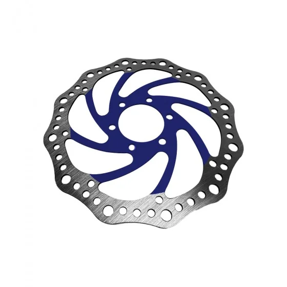 Disque de frein R6 160mm entraxe 48mm bleu