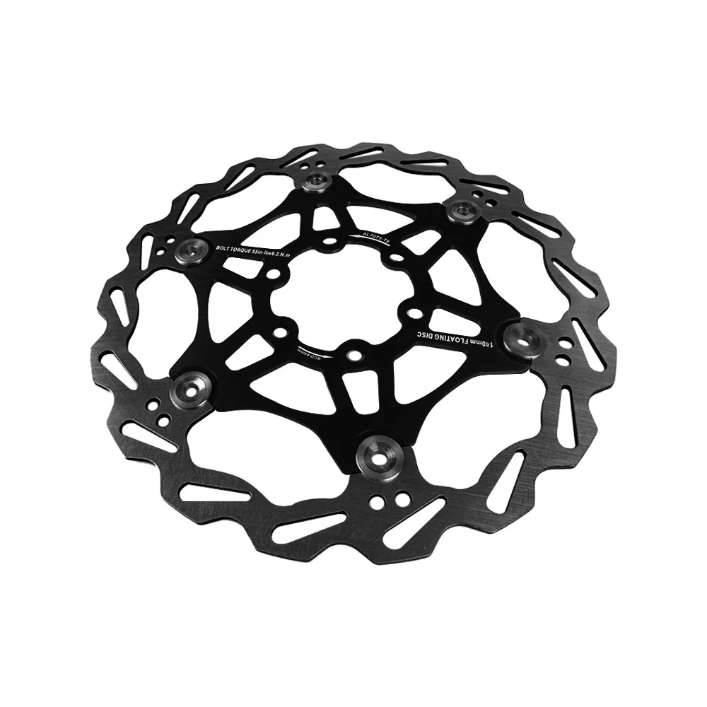 180mm floating brake disc with 44mm bolt circle (2 colors)