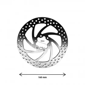 Brake disc 160mm 2.8mm centre distance 44mm
