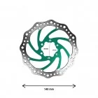 Disque de frein R6 140mm entraxe 44mm vert