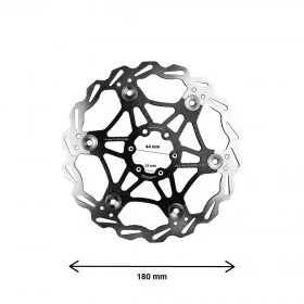 180mm floating brake disc with 44mm bolt circle (2 colors)