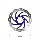 Disque de frein R6 160mm entraxe 44m bleu