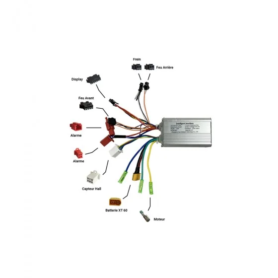 Kit contrôleur display câble Liviae 36v 20A