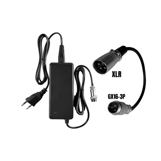 PACK Chargeur 36V ➡️ 42V / 2A (connecteur XLR) pour trottinette électrique wattiz