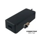 Chargeur 24V pour 29.4V / 2A (connecteur GX12-3p) pour trottinette électrique wattiz
