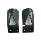 Caches plastiques avant deck Vsett9 (x2 pcs) pour trottinette électrique wattiz
