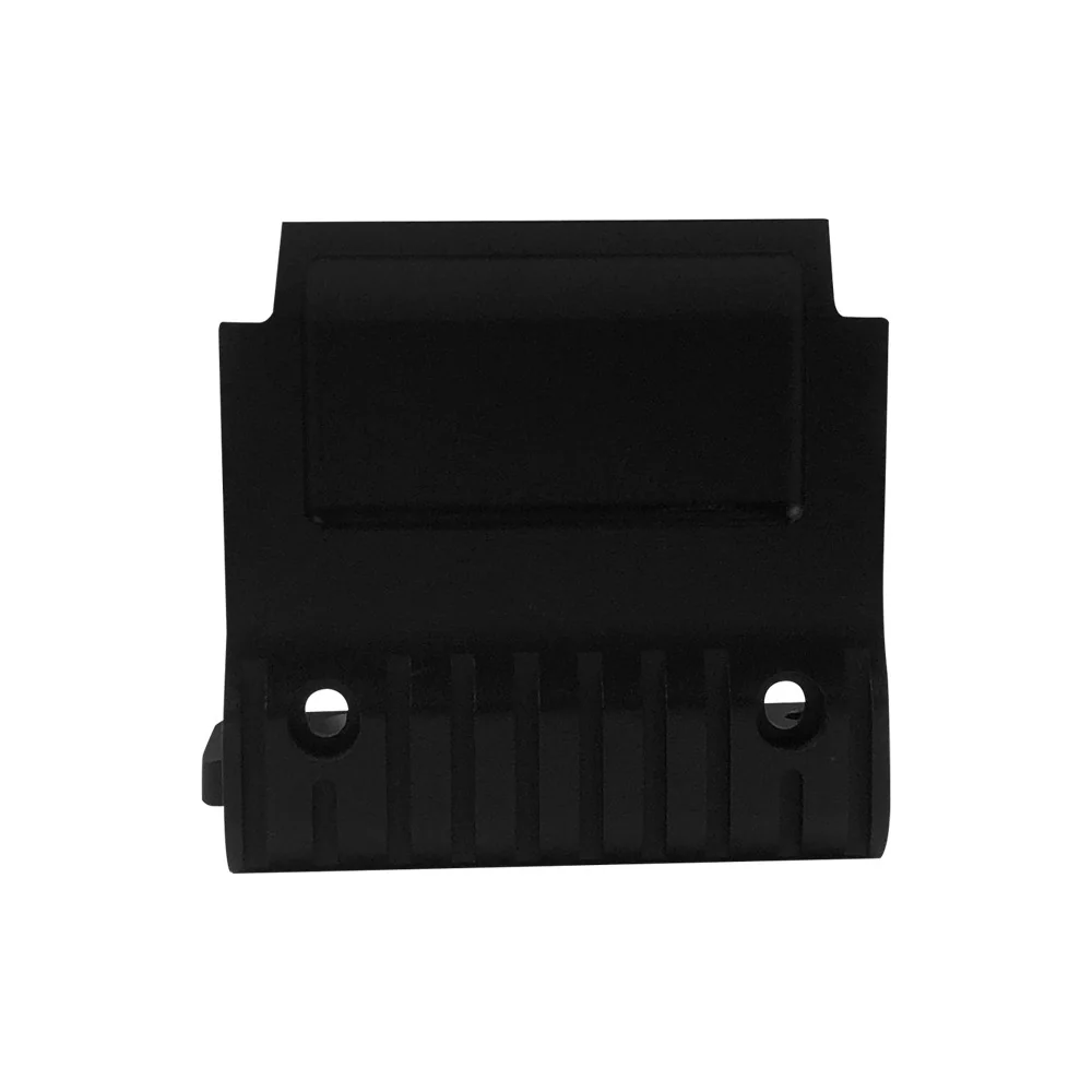 Dualtron black anodised plate