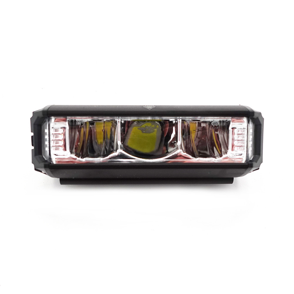 Phare LED Rechargeable Pour Trottinette électrique - Accessoire De Sécurité, Plastique Noir, Installation Facile
