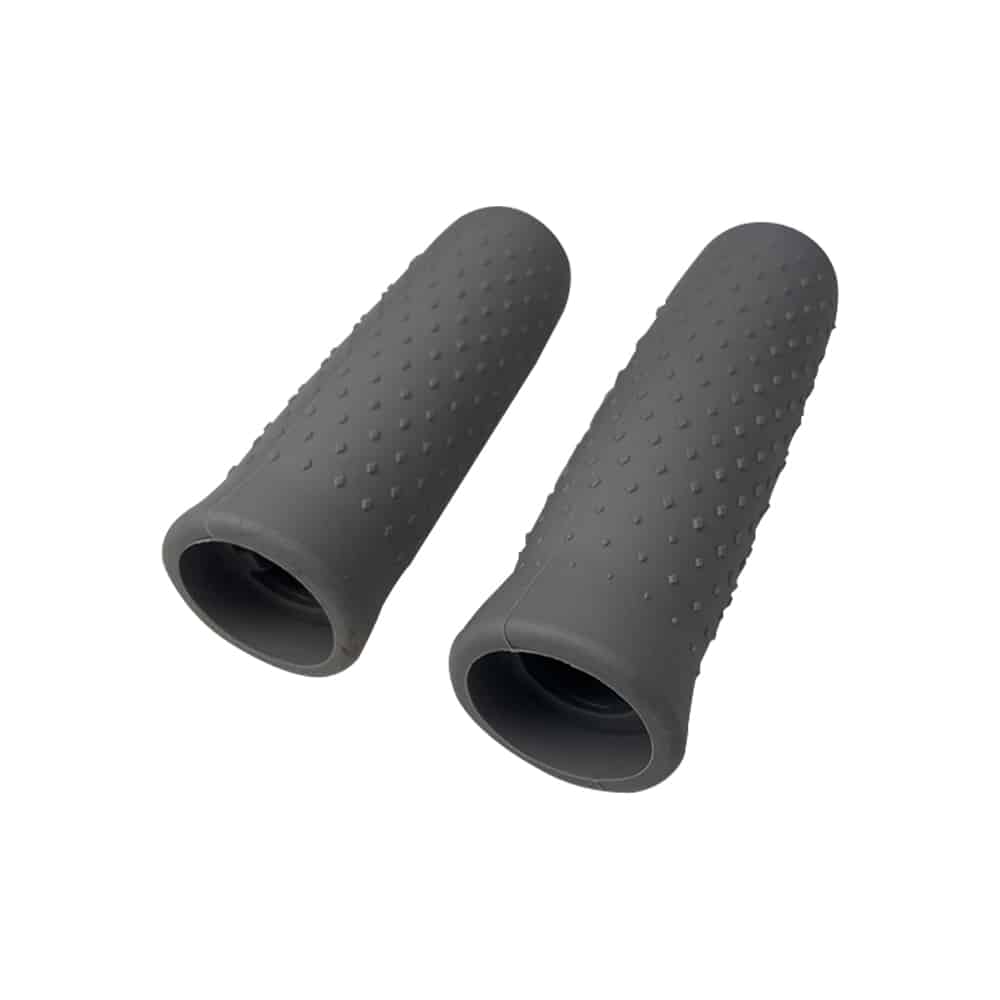 Poignées De Guidon En Silicone Antidérapantes Pour Trottinette Segway-Ninebot MAX G30, Noir/gris