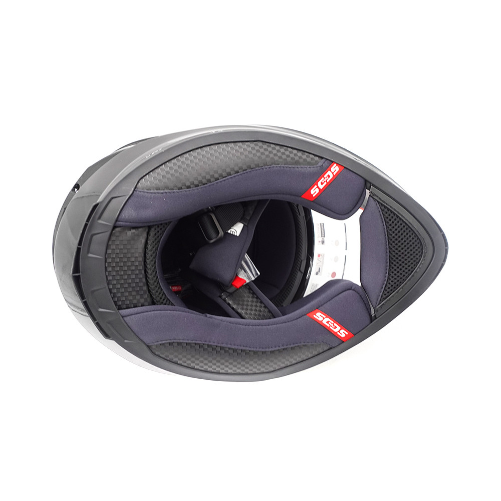 Casque intégral  noir (taille S à XL) (XL)