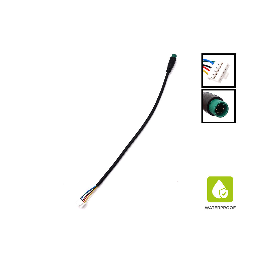 Cable display connecteur etanche